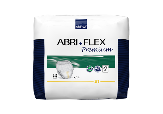 Abri-Flex S1 Premium Small 14 Stk, gelb, 60 - 90 cm, Saugkapazität 1'400 ml