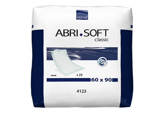 Abri-Soft Bed Classic Flockenunterlage 60x90 / 25 Stk (Unterlage mit saugfähigem Kern)