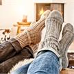 Alpaka-Socken dick, Grösse 43-46, anthrazit | Bild 2