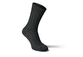 Alpaka-Socken dick, Grösse 43-46, anthrazit
