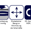 Antidekubitus-Matratze Standard mit Randzone und Tragelaschen, 120x200x15cm | Bild 2