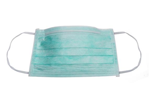 Atemschutz-/OP-Maske SWISSMADE, 3-lagiges Filtermedium Typ IIR,50Stück