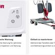 Aufsteh-Lifter Molift Quick Raiser 205 Active, mit kleinen Rollen, elektr. Spreizung | Bild 6