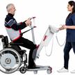 Aufsteh-Lifter Molift Quick Raiser 205 Active, mit kleinen Rollen, elektr. Spreizung | Bild 3