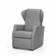 Aufstehsessel NINFEA-PLUS, grau, mit langlebigem, feuerresistentem Kunstlederbezug