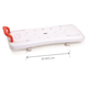 Badebrett Premium M 70cm mit Griff rot, 160kg belastbar