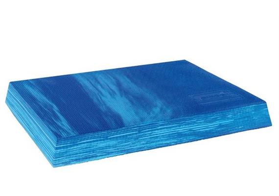 Balancefit Pad 50x41x6 blau Trainingsgerät marmoriert, mit Antirutsch-Struktur, PVC-frei