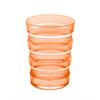 Becher ergonomisch orange 200 ml (Rillenbecher)
