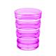 Becher ergonomisch rosé 200 ml (Rillenbecher pink)