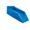 Beinhochlagerungsschiene schmale+anatomische Form, 45°, Skinfoam, blau, 70 x 25 x 15cm