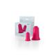 BellaBambi cupping-set pink (Ø 2,0cm + 3,4cm) (zwei FASZIO-Saugglocken aus Silikon)