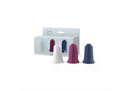BellaBambi mini trio (Ø 2cm), gelb, orange, rot (drei Saugglocken aus Silikon)H:45mm