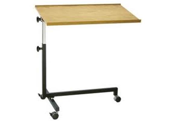 Bett-Tisch 1-teilige Tischplatte Trigo SWISSmade 3-Fussgestell m. Bremse, 20 kg belastbar