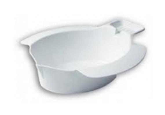 Bidet-Becken weiss, passend für alle Standard-WC's,mit Seifenablage, Höhe 11cm,Breite 35cm