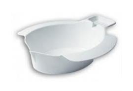 Bidet-Becken weiss, passend für alle Standard-WC's,mit Seifenablage, Höhe 11cm,Breite 35cm