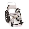 Dusch-/Toilettenstuhl Budget Clean 24", weiss, inkl. Arm- und Rückenlehne