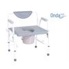 Dusch-/Toilettenstuhl Onda HD, bis 290kg belastbar, SH49-60cm