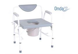 Dusch-/Toilettenstuhl Onda HD, bis 290kg belastbar, SH49-60cm