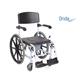 Dusch-/Toilettenstuhl Standard, 23.5", SB46 fahrbar inkl. Arm- + Rückenlehne