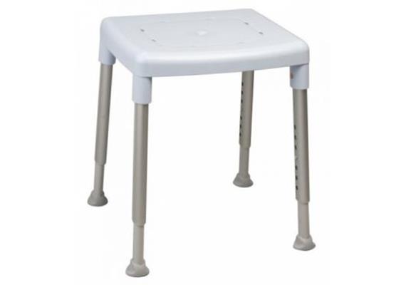 Duschhocker ES grau SH42-57cm Gewicht 3,2kg Belastbar bis 150kg