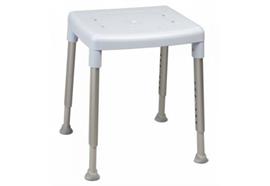 Duschhocker ES grau SH42-57cm Gewicht 3,2kg Belastbar bis 150kg