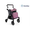 Einkaufsrollator Komby violett, mit Tasche und praktischem Kühlfach