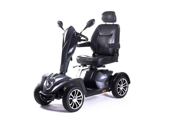 Elektromobil Zeteria S Grau 10km/h, Batterie 75Ah