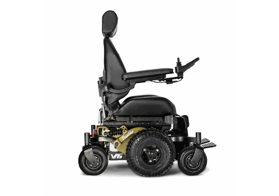 Elektrorollstuhl Magic V6 AllTerrain SB48,ST46, sz, Sitz+Rücken elektr.+Licht+Blinker