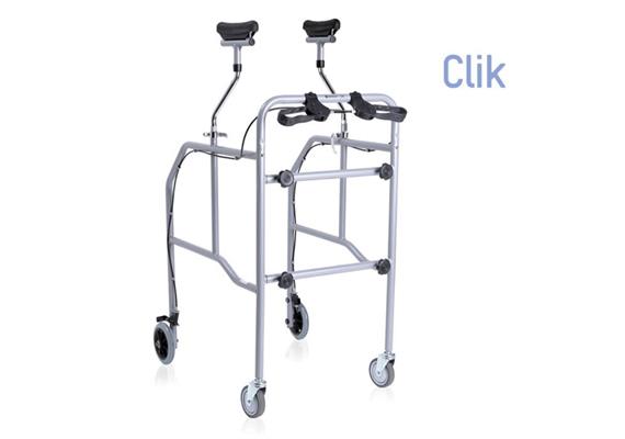 Eulenburg / Gehwagen mit Achselstützen und Bremsen