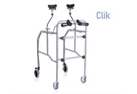 Eulenburg / Gehwagen mit Achselstützen und Bremsen