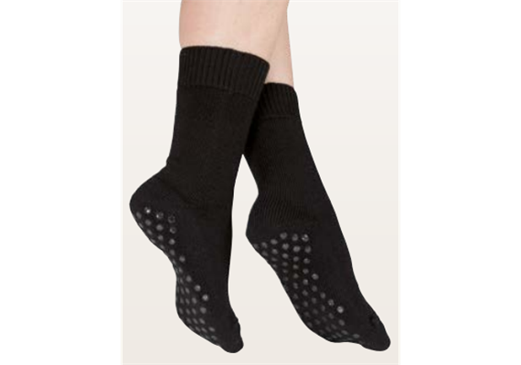 Eusana Antigliss-Socken / Thermo-Socken schwarz Gr. S 36/37
