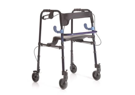 Gehbock/Gehwagen mit Sitz und Bremsen, 130kg belastbar