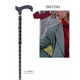 Gehstock Brio faltbar Tartan, mit ABS-Griff