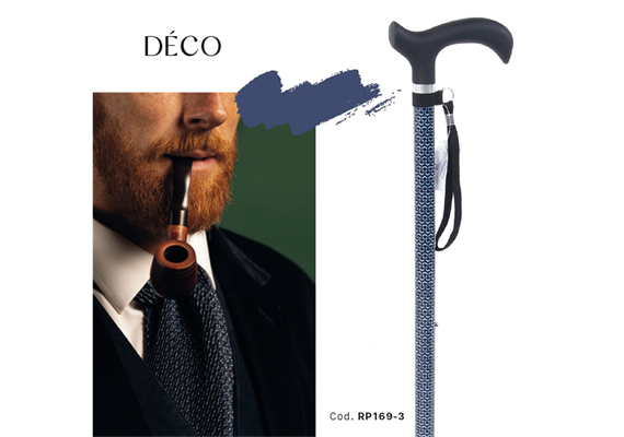 Gehstock Derby Brio Deco Komfort mit Antirutsch-Griff