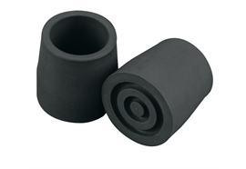 Gehstockgummi 25mm schwarz (Gummistopper für Rezi / Gebo)