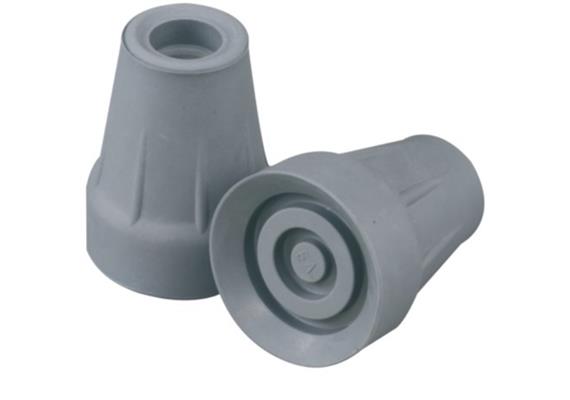 Gehstockgummi / Gehbockgummi 18mm grau