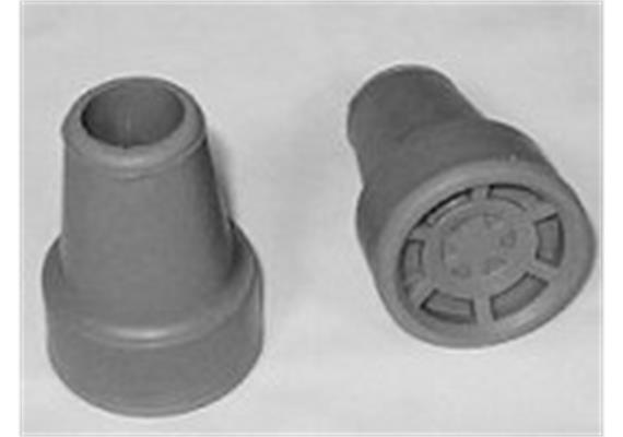 Gehstockgummi Rebotec 19mm grau (Aussendurchmesser 40 mm, Höhe 60 mm)