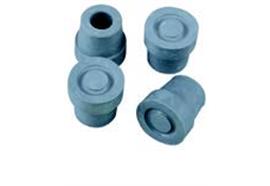 Gehstockgummi zu Vierfussgehstütze, 12mm, grau