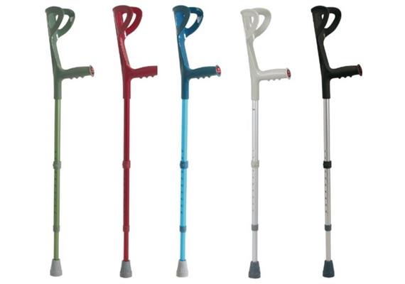 Gehstöcke Basic Aluminium eloxiert, grün, belastbar bis 100kg