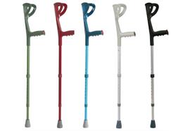 Gehstöcke Basic Aluminium eloxiert, rot, belastbar bis 100kg