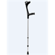 Gehstöcke mit Clip schwarz Softgriff Kowsky -140kg (Ergo-Stütze), 76 - 96cm