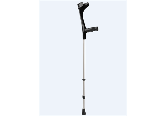 Gehstöcke mit Clip schwarz Softgriff Kowsky -140kg (Ergo-Stütze), 76 - 96cm