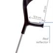 Gehstöcke Standard soft, blau/grau, aus leichtem Aluminium, belastbar bis 136kg | Bild 3