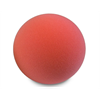 Hand-Softball weich mittel rot (Handgymnastikball 70 mm mit Übungsanleitungsprospekt)