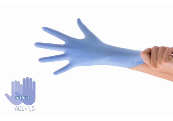 Handschuhe Nitril latexfrei puderfrei Gr.L blau 100 Stk