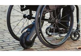 Hilfsantrieb SmartDrive MX2+ mit SwitchControl zu Handrollstuhl, 9 KM/H, ohne Anbau