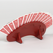 Jasskartenhalter rot 200x100mm (Spielkartenhalter, Card Player) | Bild 2