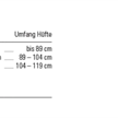 Leistenbruch-Bandage Gr.L (104-119cm) doppelseitig verwendbar, weiss | Bild 2