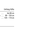 Leistenbruch-Bandage Gr.M (89-104cm) doppelseitig verwendbar,weiss | Bild 2