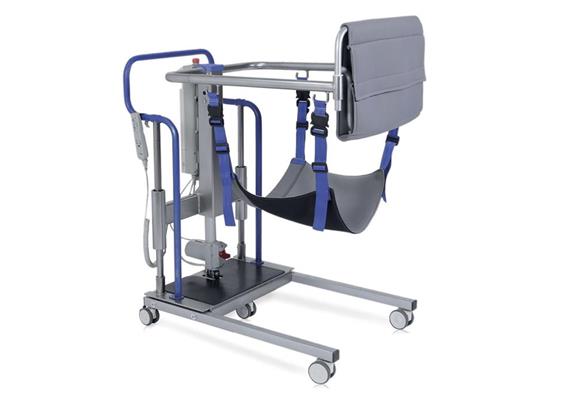 Multi-Patientenlifter Muevo Home, mit Sitzgurt, max 180kg, elektr. Spreizung
